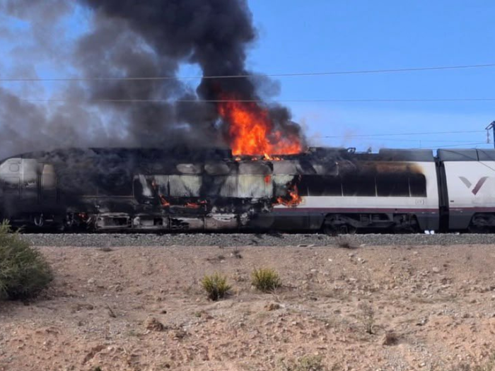 Spain AVE train fire sparks travel chaos