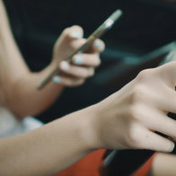 Caught touching a mobile phone while driving