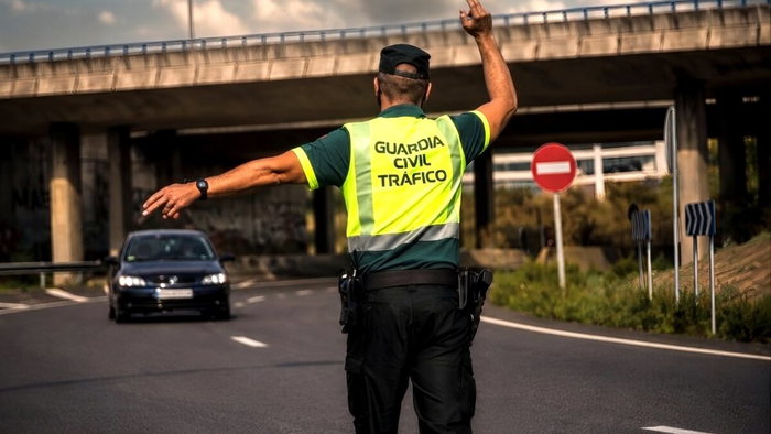 Random check from Guardia Civil.