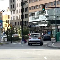 The entrance to Malaga's notorious Low-Emissions Zone.