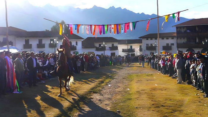 Horse & ribbon racing.