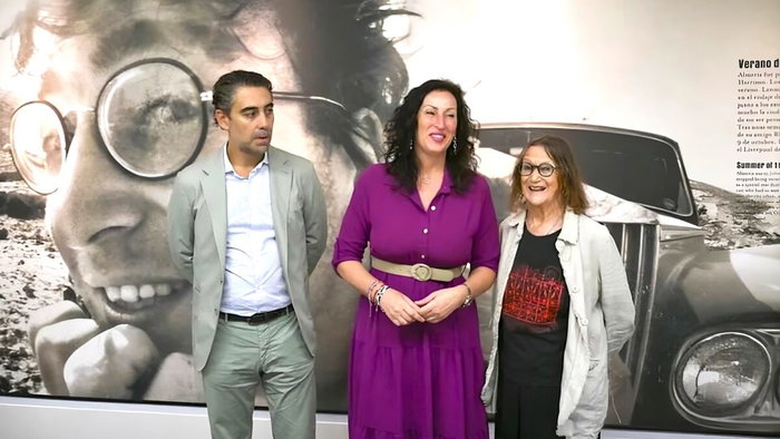 Julia Baird with Joaquín Pérez de la Blanca and Mar Vázquez.
