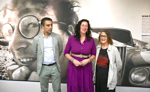 Julia Baird with Joaquín Pérez de la Blanca and Mar Vázquez.