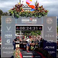 Ironman finish line