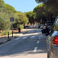 Traffic jams in Elviria, Marbella