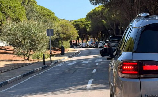Traffic jams in Elviria, Marbella