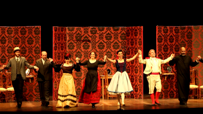 Velez theatre presents Barbero de Sevilla.